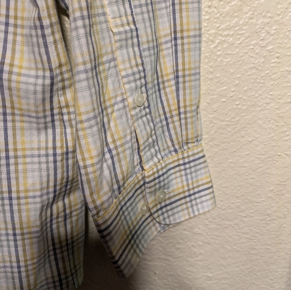 Van Heusen Men's Plaid Button-Up Shirt Pre-owned  Size 18. 34/35 - Picture 8 of 12